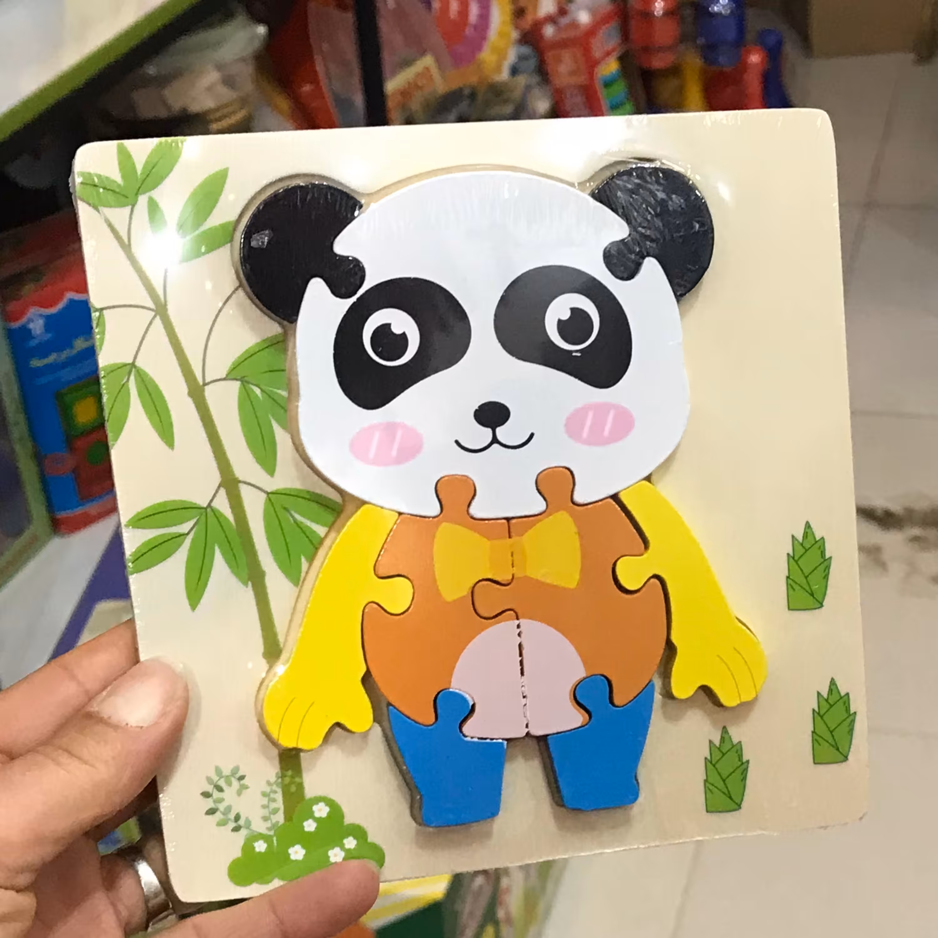 پازل چوبی چن تیکه کیفیت تضمینی