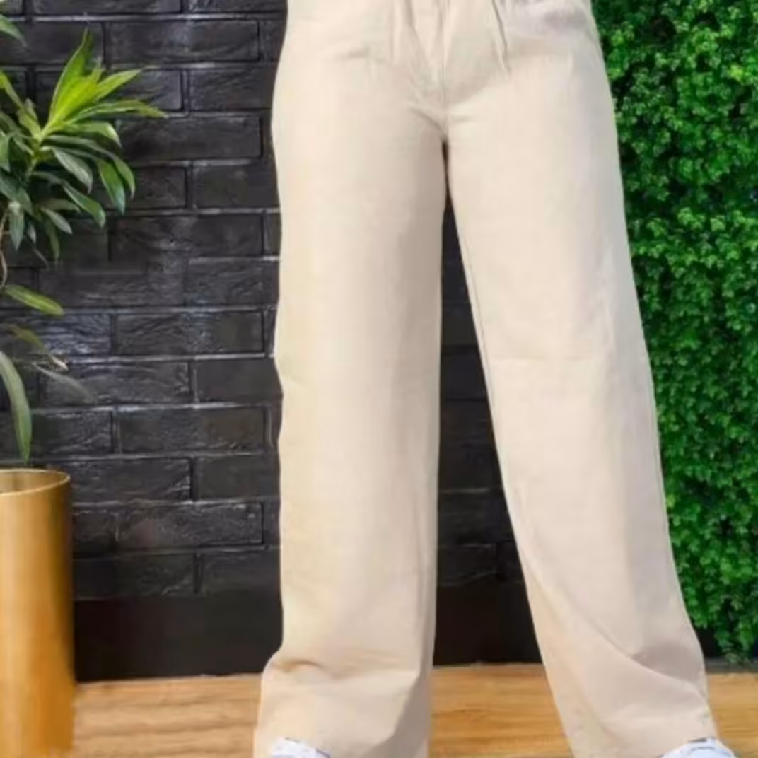 شلوار  بگ زنانه جنس الیاف طبیعی