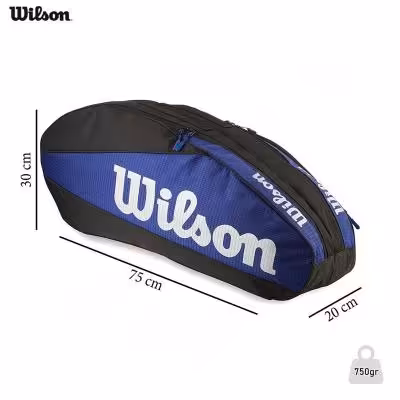 ساک ورزشی بدمینتون ویلسون ( Wilson ) دو قلو کوله ای ( آبی )