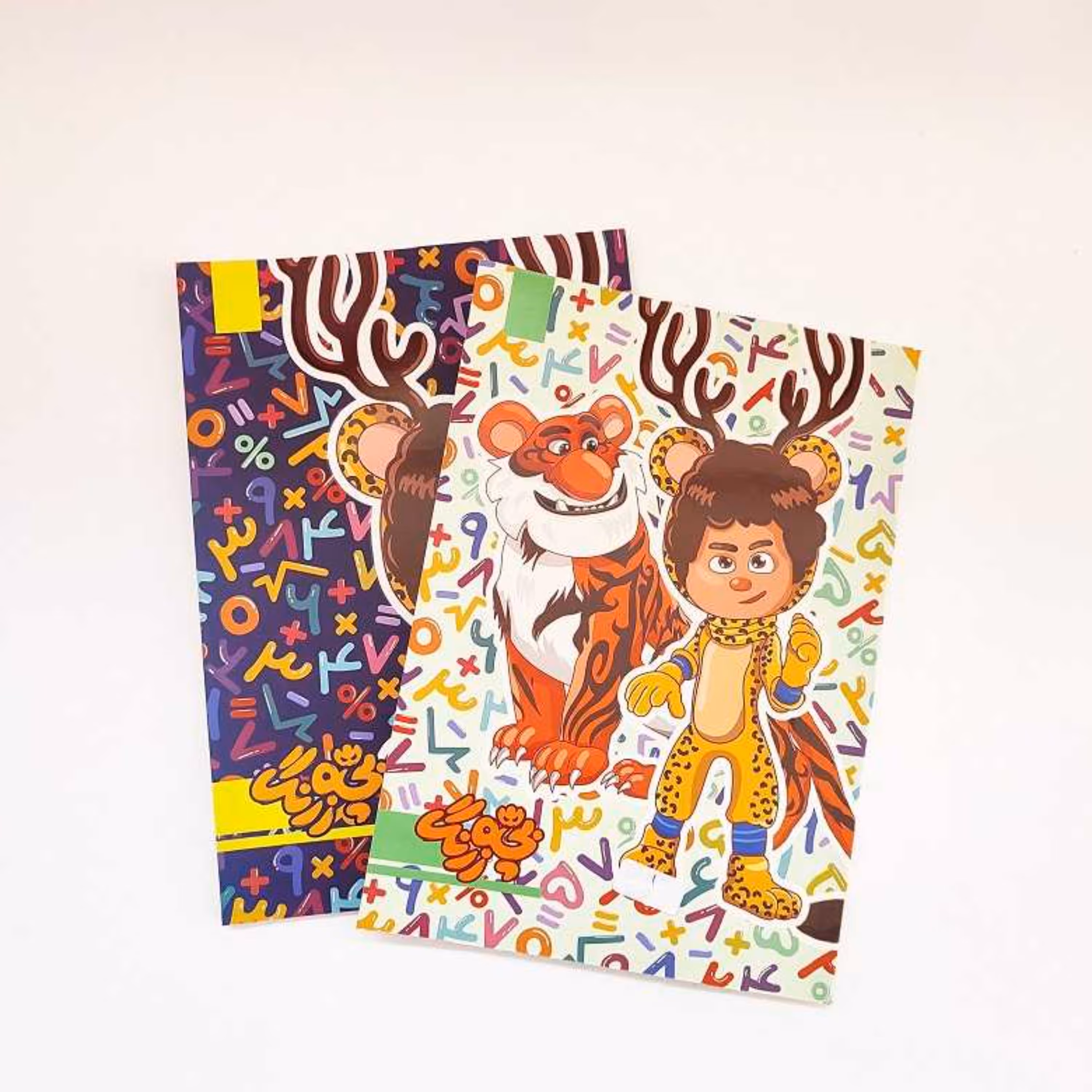 دفتر نقاشی 50 برگ ته چسب آفرینش