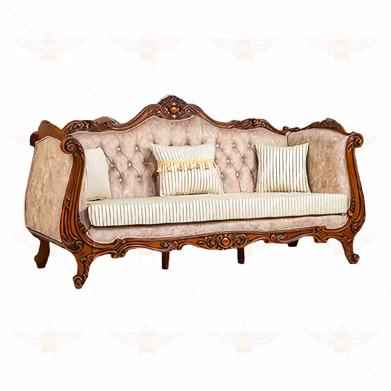 کاناپه 3 نفره کوئین منبت