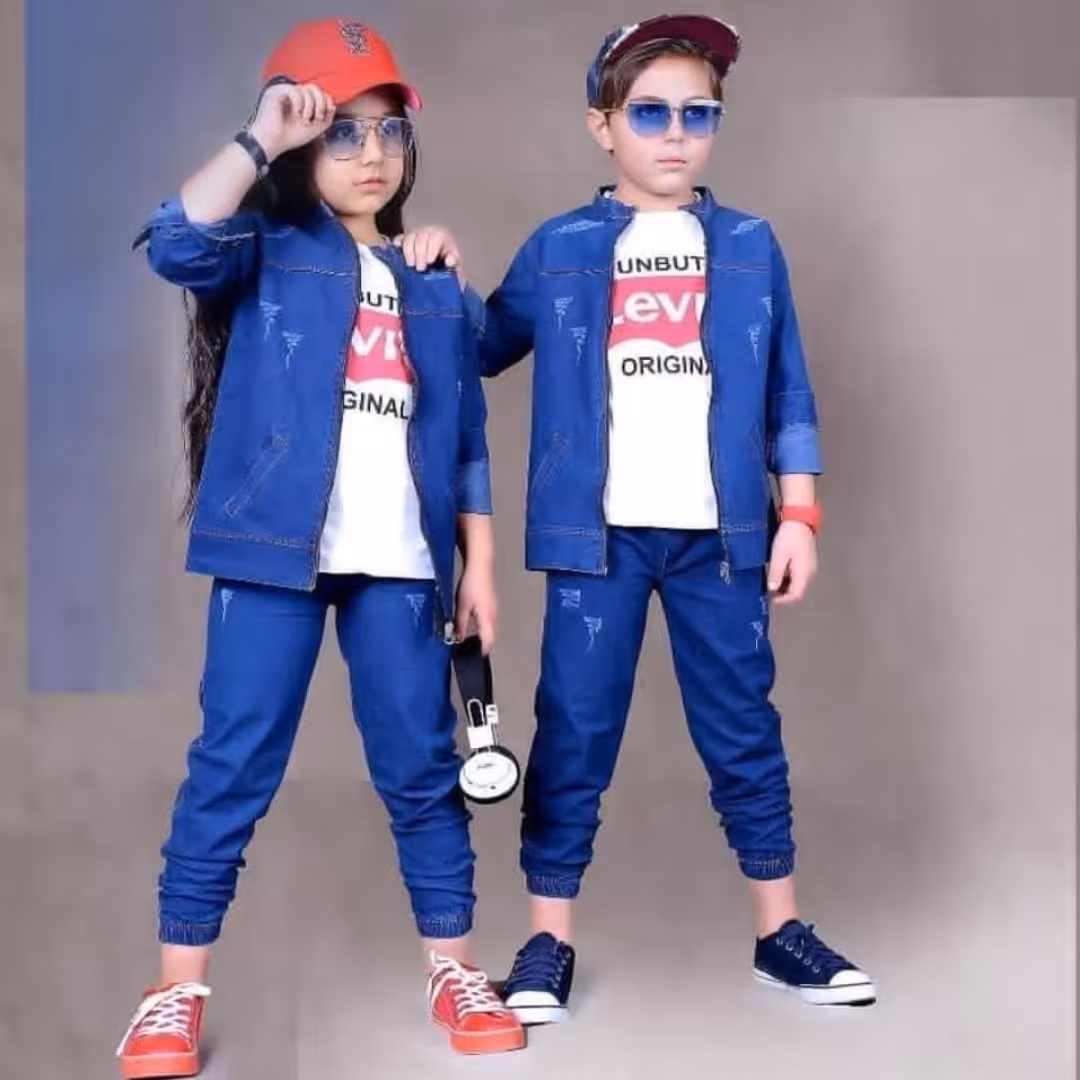 لباس بچه ست سه تیکه لی