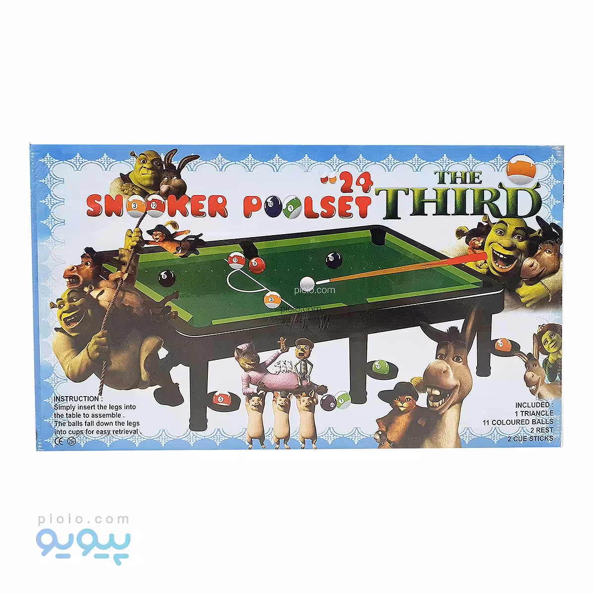 میز بیلیارد اسباب بازی Snooker Poolset 24