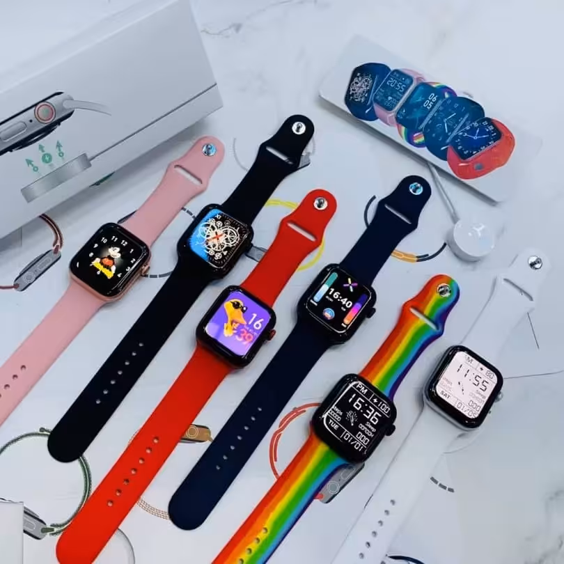 ساعت هوشمند اپل واچ  با بند اضافه با قابلیت های فراوان همراه ضمانت  اسمارت واچ هدیه فوق العاده  (پس کرایه)