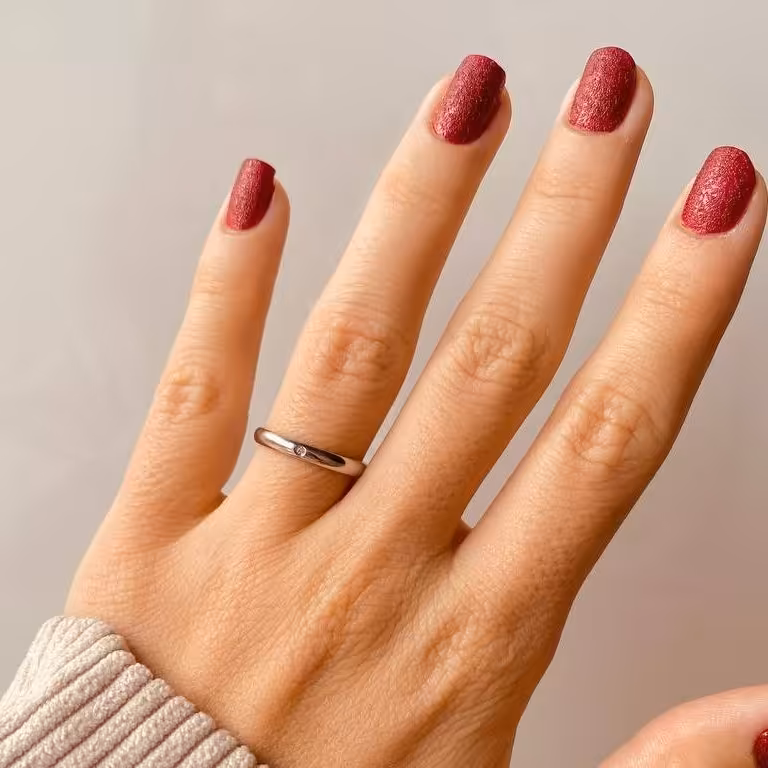 انگشتر حلقه تک نگین ریز استیل رنگ ثابت و ضد حساسیت