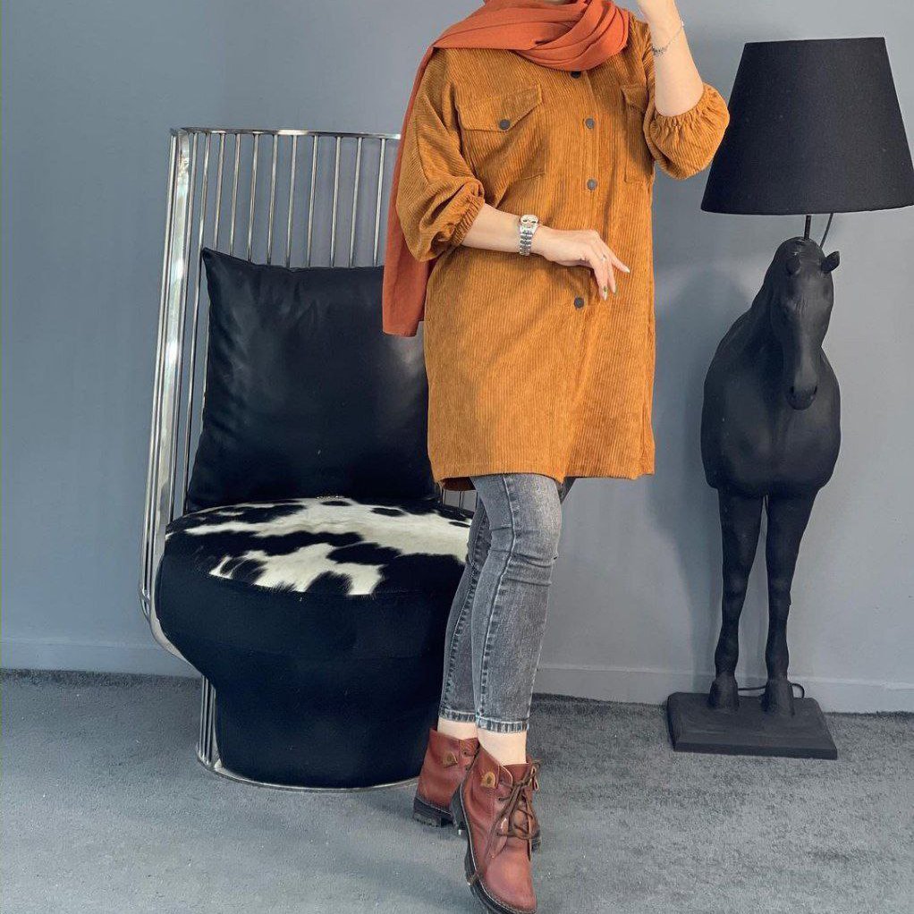 مانتو کبریتی پاییزه