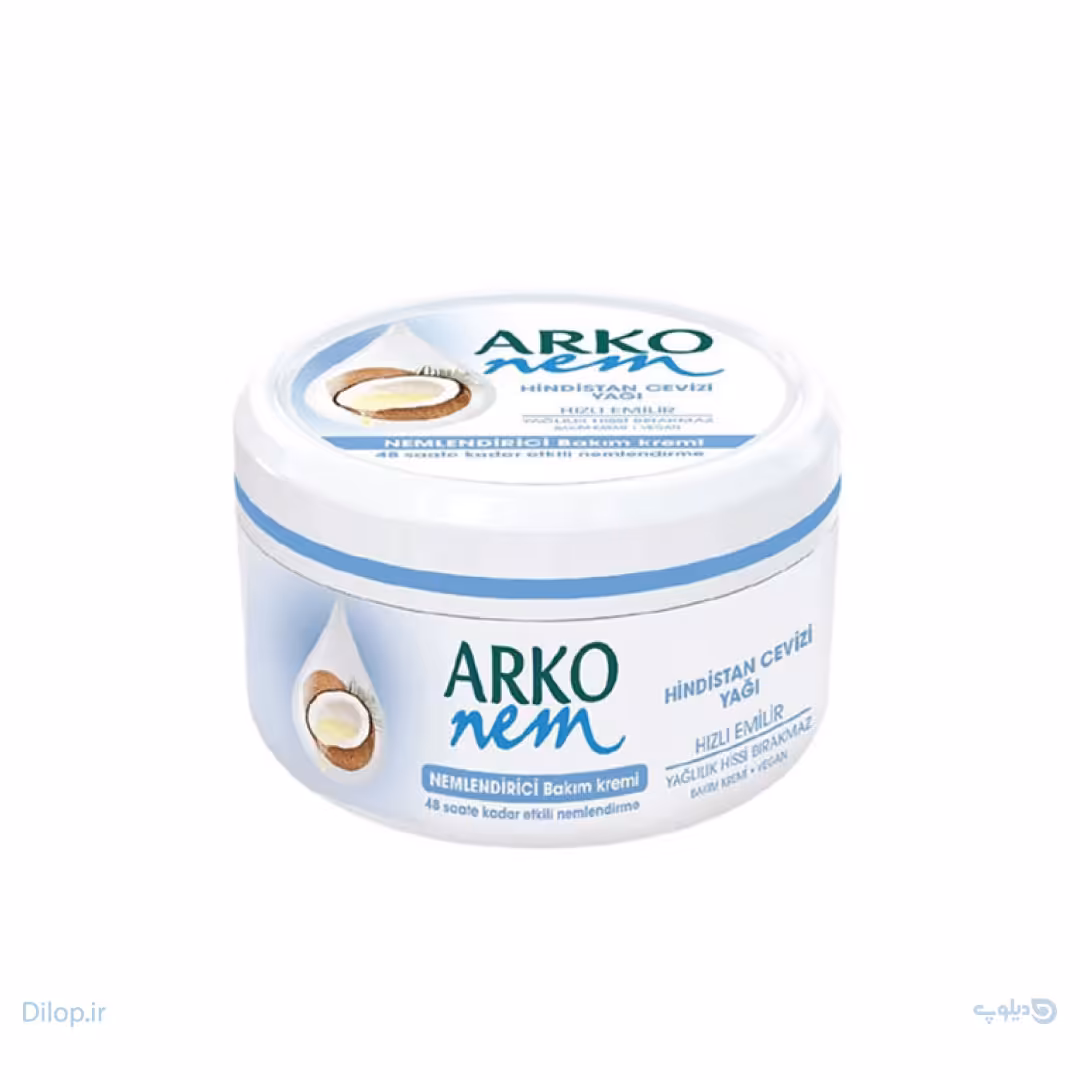 کرم دست حاوی عصاره نارگیل Arko nem حجم 300 میلی لیتر