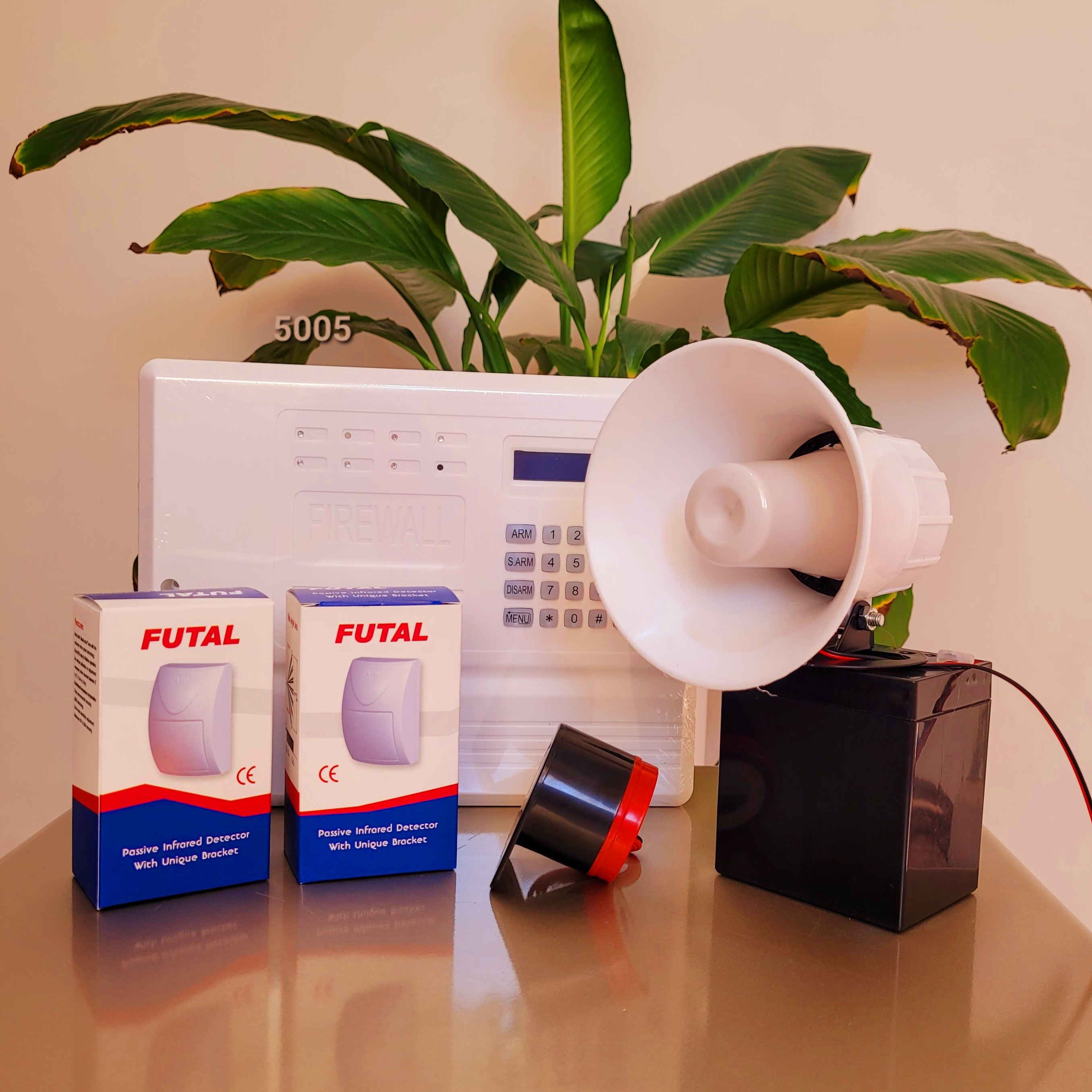 پکیج دزدگیر اماکن فایروال کد 5005(60ماه گارانتی محصوللات فایروال)