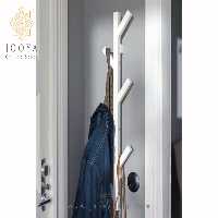 چوب لباسی دیواری ایکیا مدل TJUSIG سفید