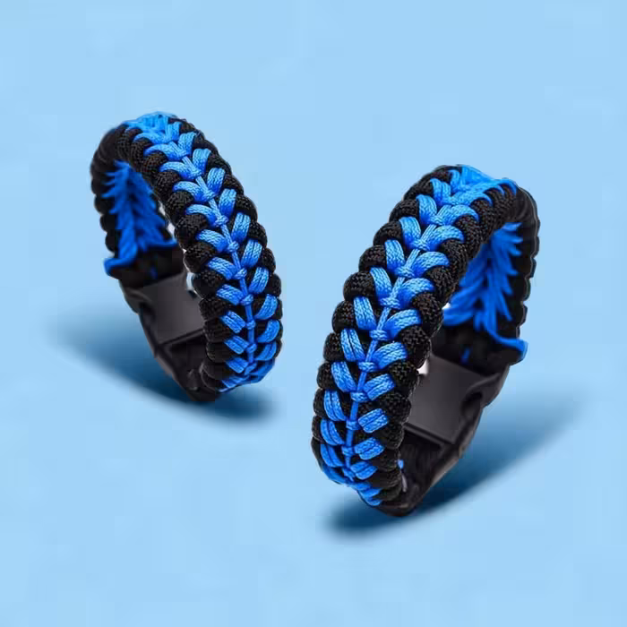 دستبند بافت مدل برگ