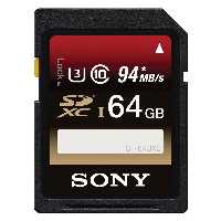 کارت حافظه سونی مدل Sony 64GB UHS-I SDXC U3 (Class 10) - SF-64UX2/T3