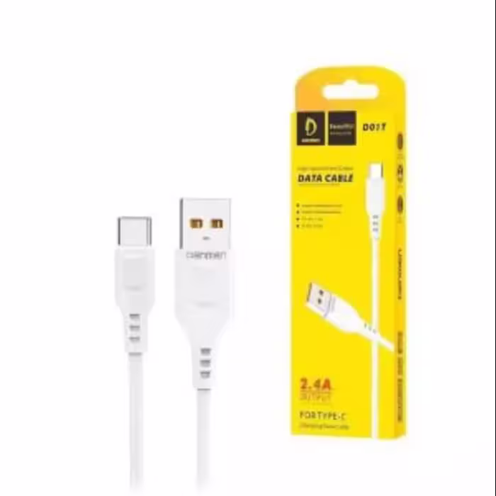 کابل تبدیل USB به USB-C دنمن مدل D01T طول 1 متر