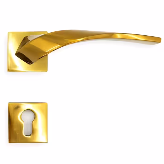 دستگیره درب رزت سوییچی مدل 660 رنگ طلایی