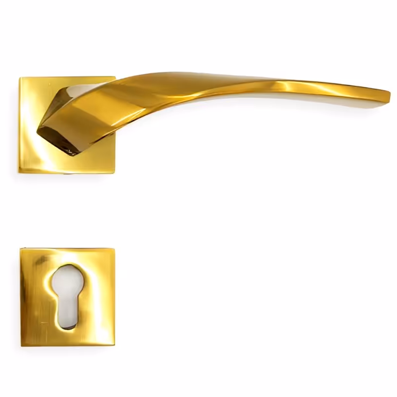 دستگیره درب رزت سوییچی مدل 660 رنگ طلایی