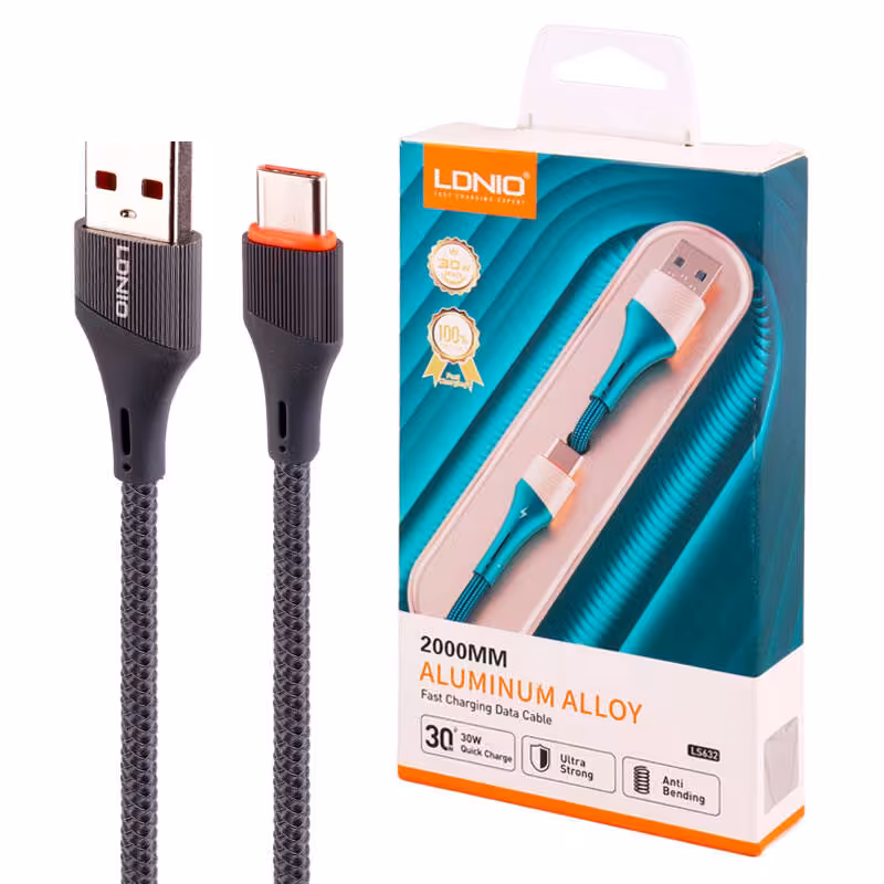 کابل شارژ Type-C طول 2 متری الدینیو LDNIO LS632