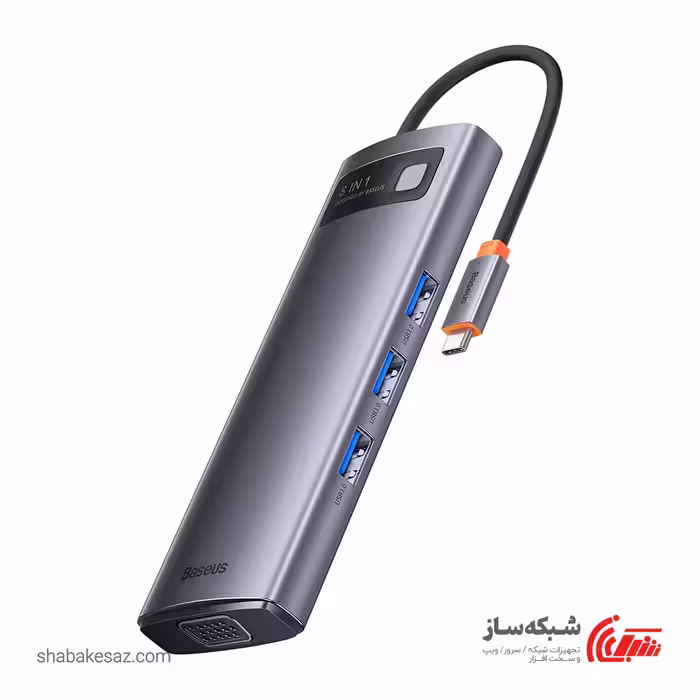 قیمت و خرید هاب USB C باسئوس Baseus WKWG050013 - شبکه ساز