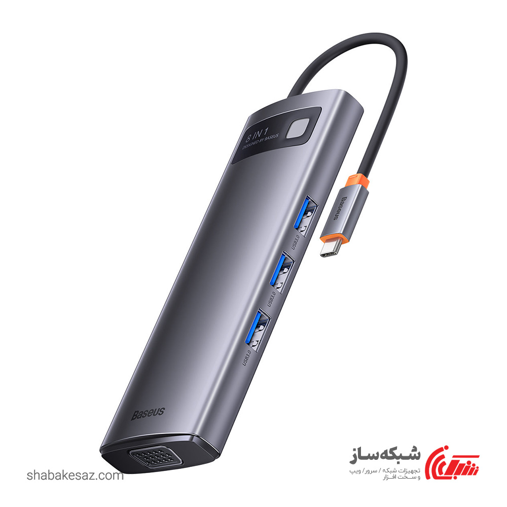 قیمت و خرید هاب USB C باسئوس Baseus WKWG050013 - شبکه ساز