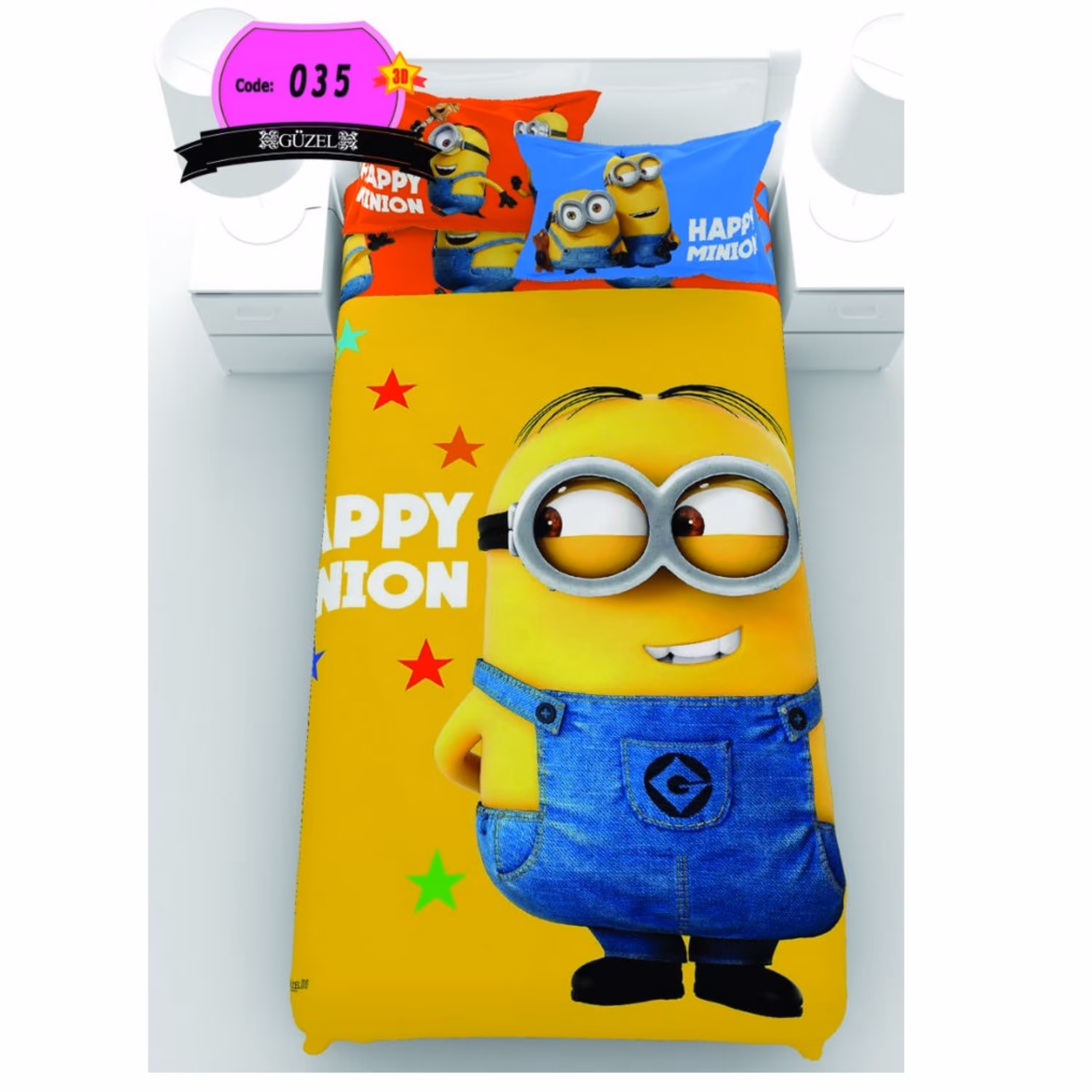 روتختی تک نفره سه بعدی برند گوزل -5 تکه -کد 35