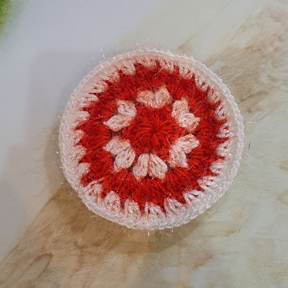اسکاج بافتنی طرح گل