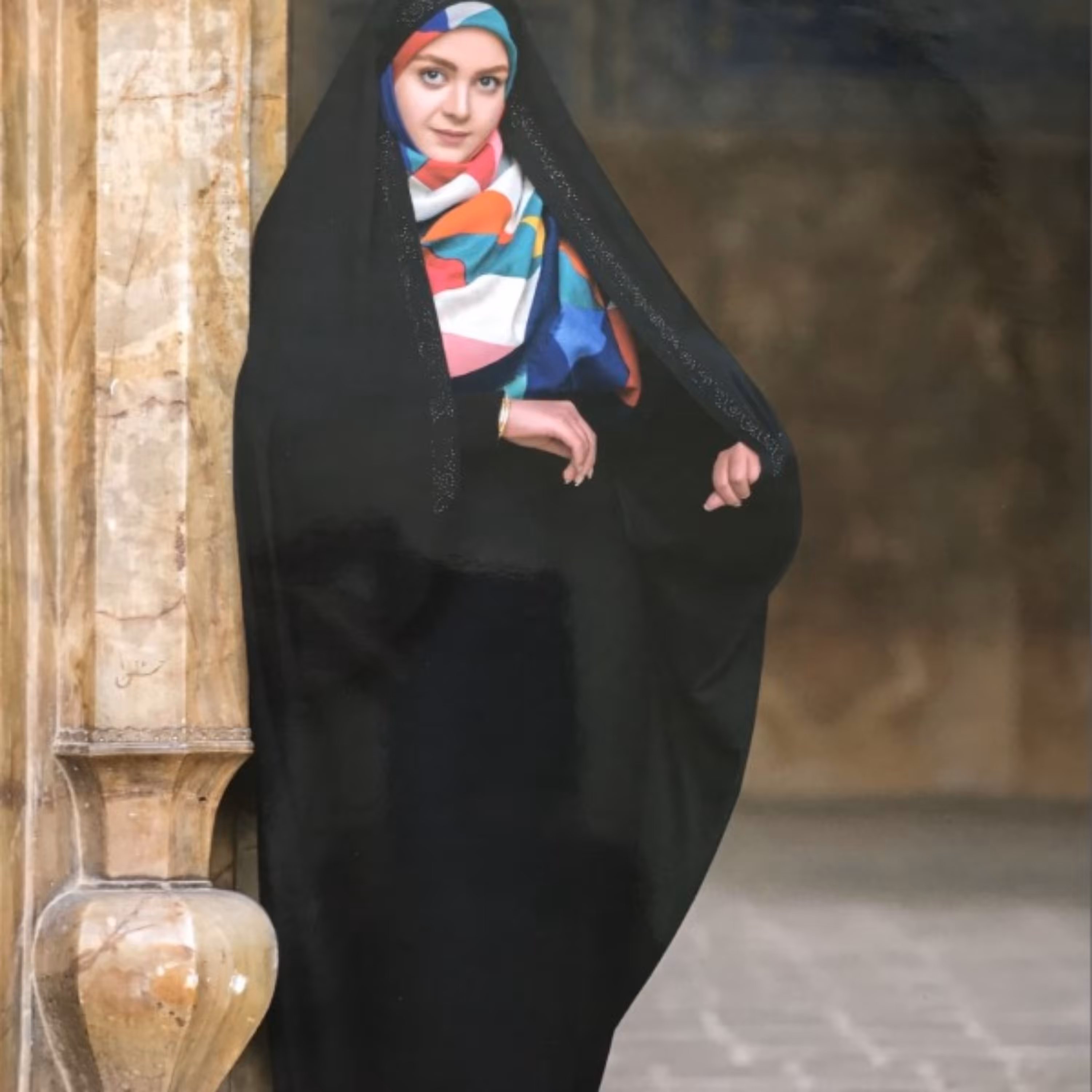 چادر مشکی حسنا