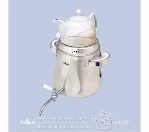 ست کتری قوری یونیک 4 لیتر شیردار مدل UN-7503