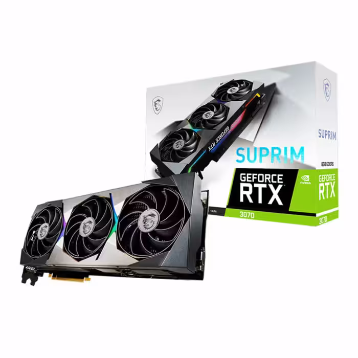 کارت گرافیک ام اس آی GeForce RTX 3070 SUPRIM 8G LHR