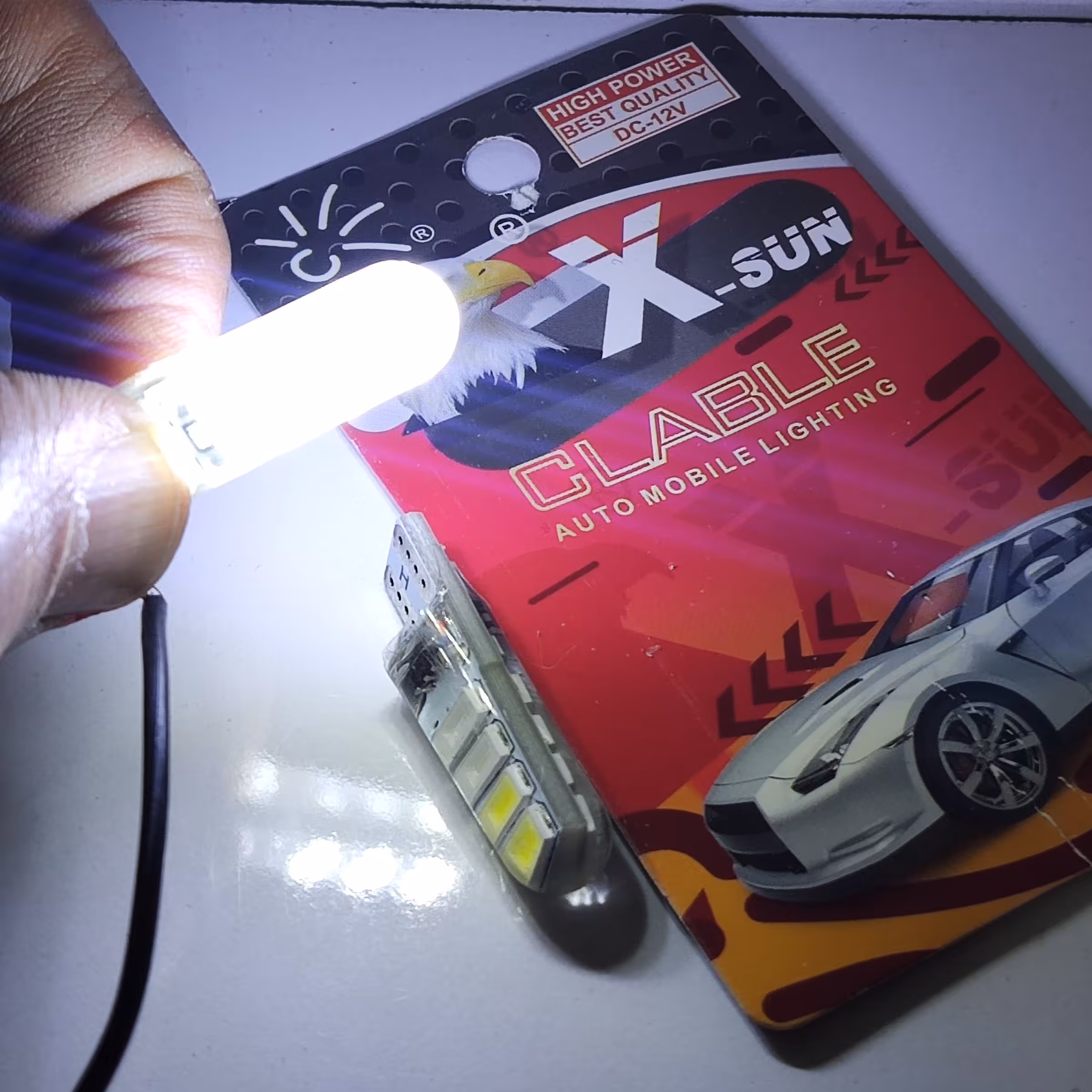 چراغ سکن خودرو یخی  SMD (پس کرایه) 