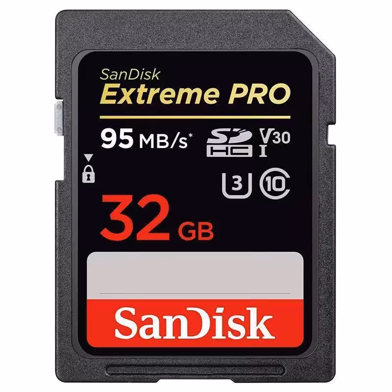 کارت حافظه SDHC سن دیسک مدل Extreme PRO V30 کلاس 10 استاندارد UHS-I سرعت 95MBps ظرفیت 32 گیگابایت