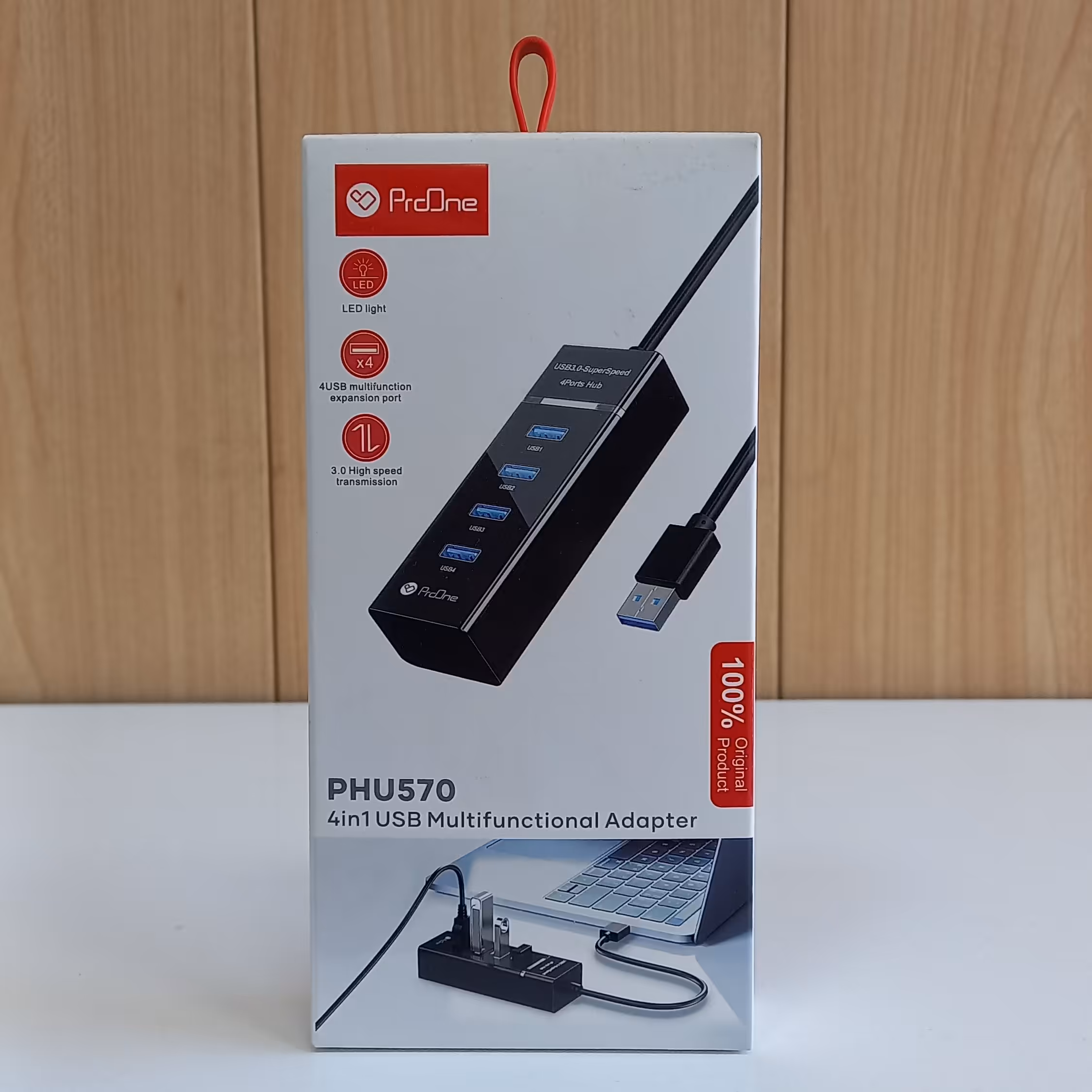 هاب چهار پورت پرووان مدل PHU570،هاب ProOne PHU570 USB3.0  4Port