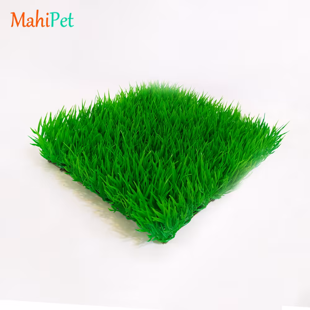 چمن مصنوعی آکواریوم سوزنی کد 1652 سایز (18×18) سانتی متر