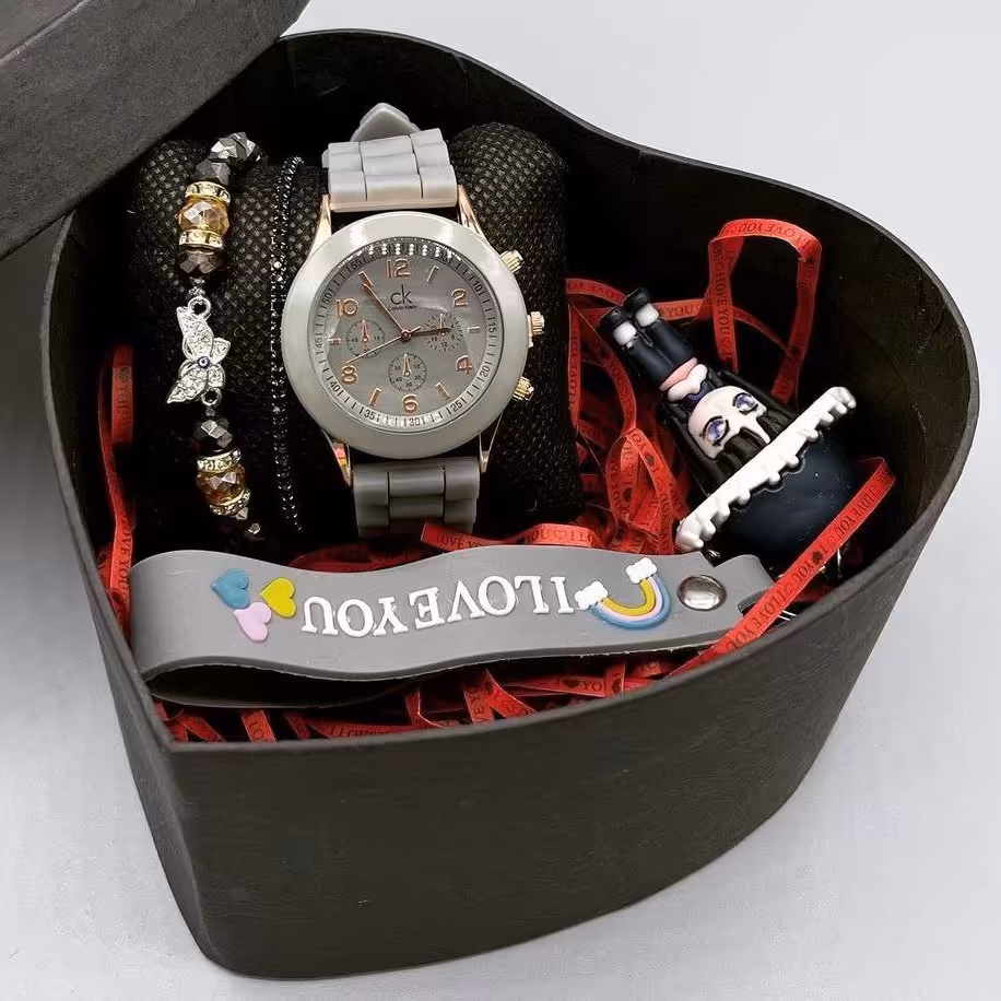 باکس ساعت خفن باکس شیک ساعت پک ساعت ست ساعت باکس ساعت و دستبند کادوی ولنتاین پک کادوی ولنتاین باکس کادوی ولنتاین