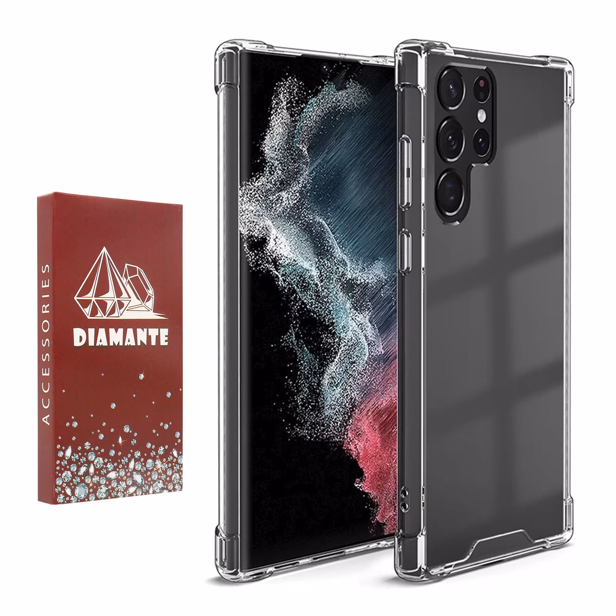 کاور مدل ژله ای بی رنگ مناسب برای گوشی سامسونگ s22 ultra