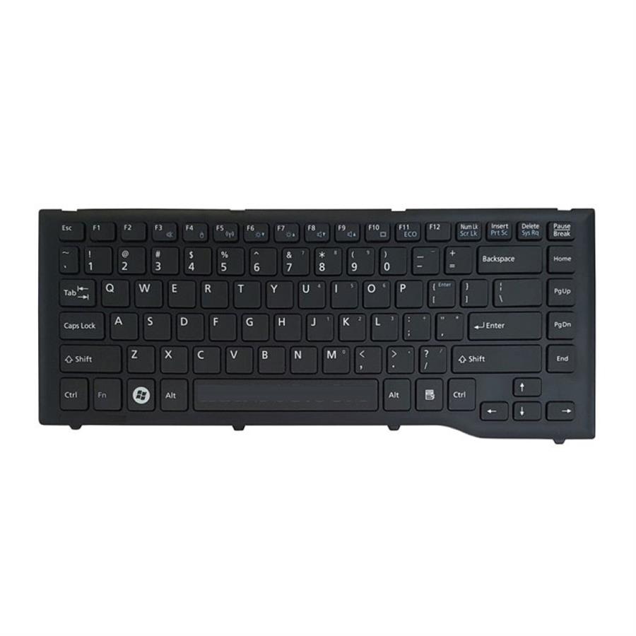 کیبورد لپ تاپ فوجیتسو Lifebook LH532 مشکی اینترکوچک با فریم
