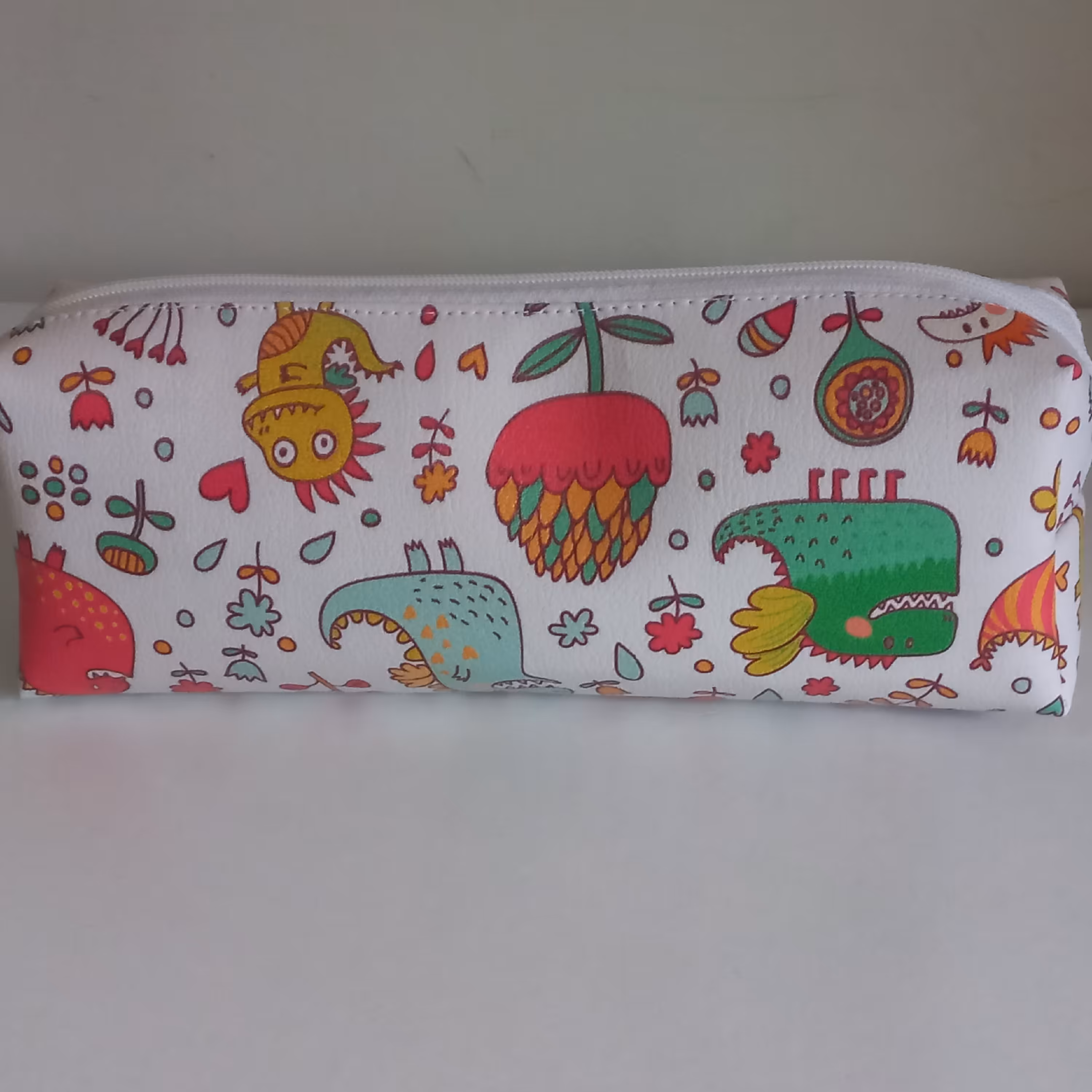 جامدادی فانتزی چرم تک ژیپ 