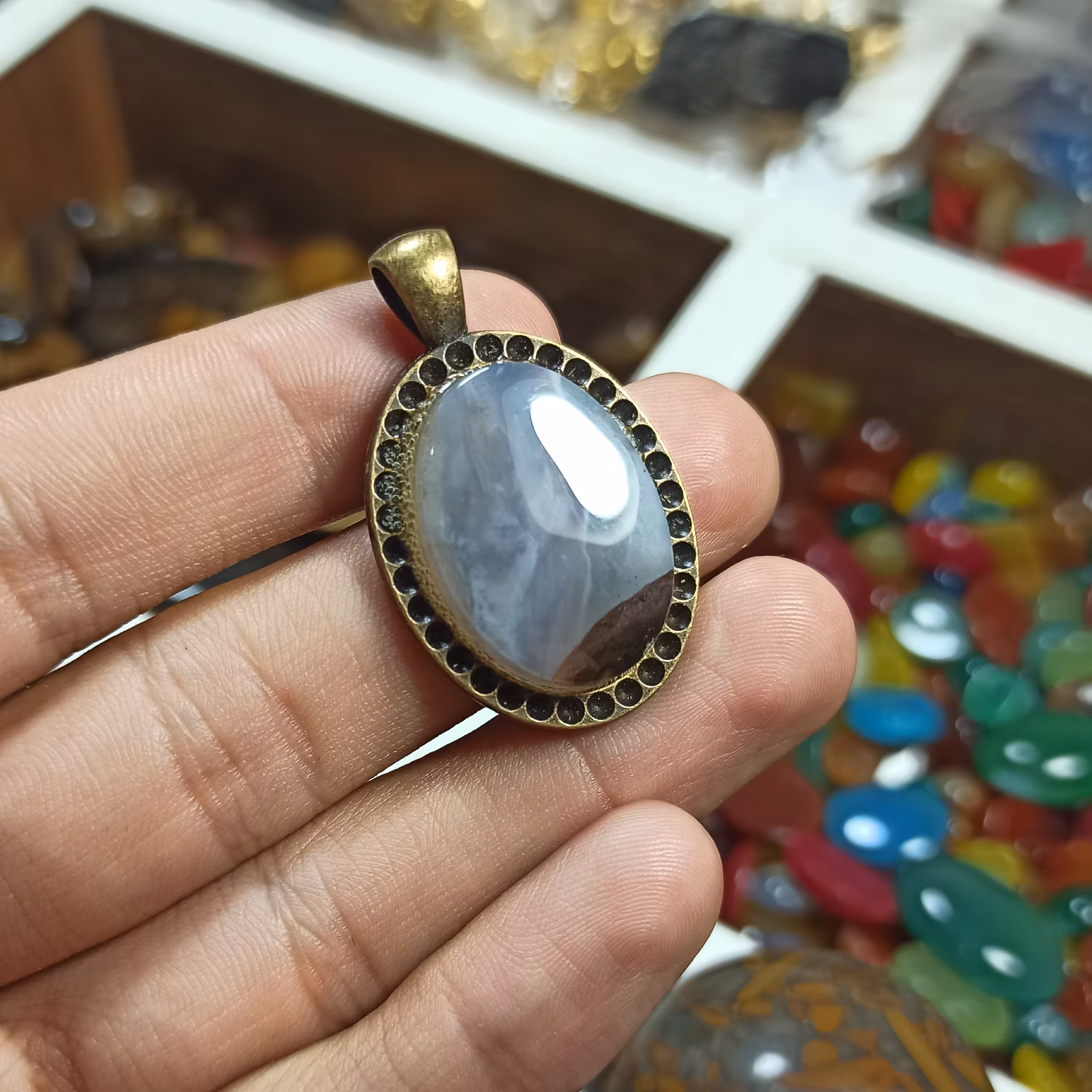 عقیق رگه دار کلکسیونی 