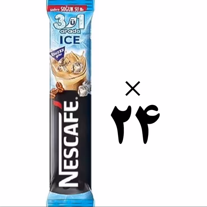کافی میکس 3 در 1 آیس بسته 24 عددی نسکافه Nescafe Ice