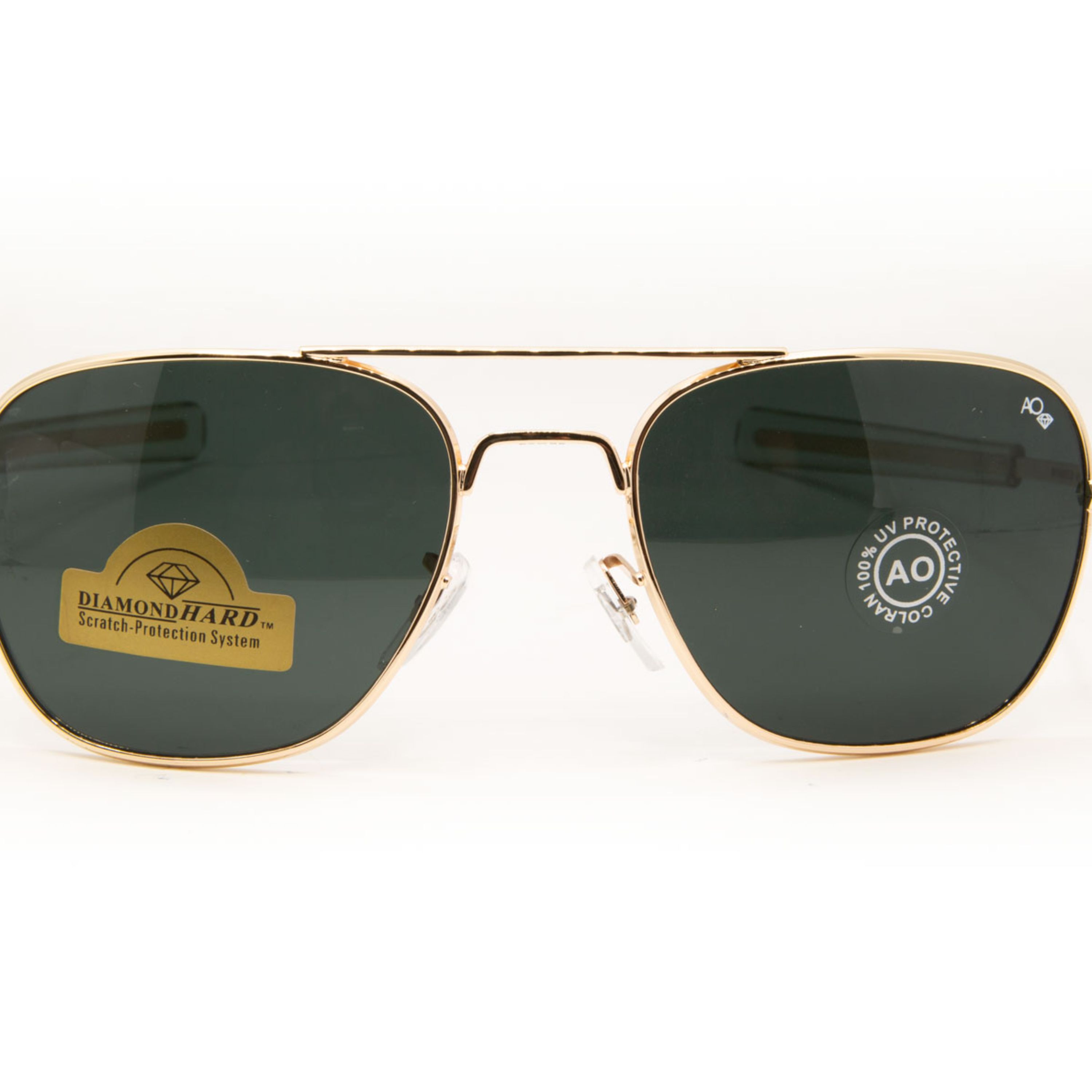 عینک آفتابی مردانه AO USA طلایی مدل SKYMASTER AVIATOR 20KGP 54-20