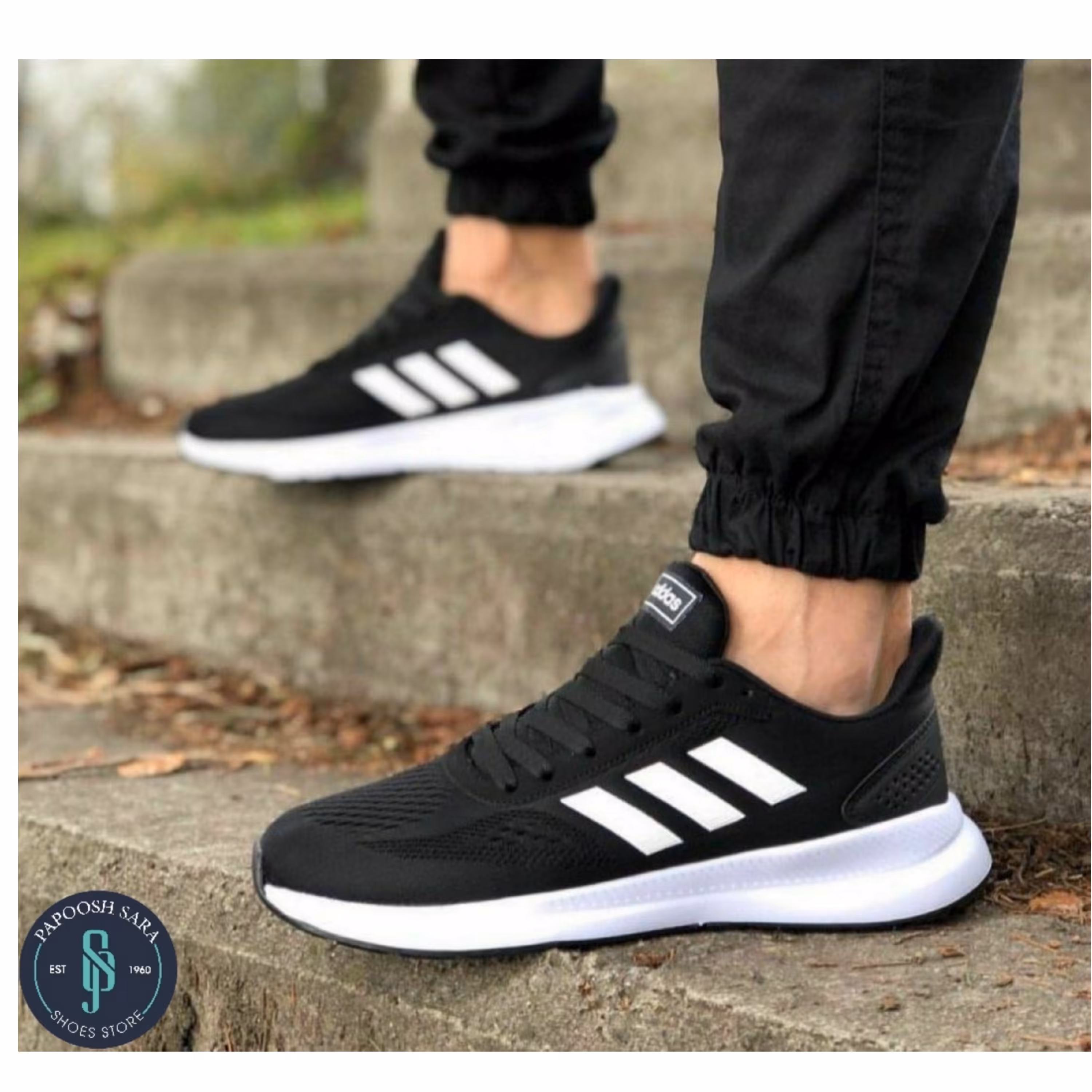 کتونی آدیداس فالکون مردانه بزرگ پا کیفیت عالی کف دوخت سبک راحت