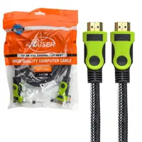 کابل HDMI یک و نیم متری KAiSER | انتقال تصویر و صدای باکیفیت