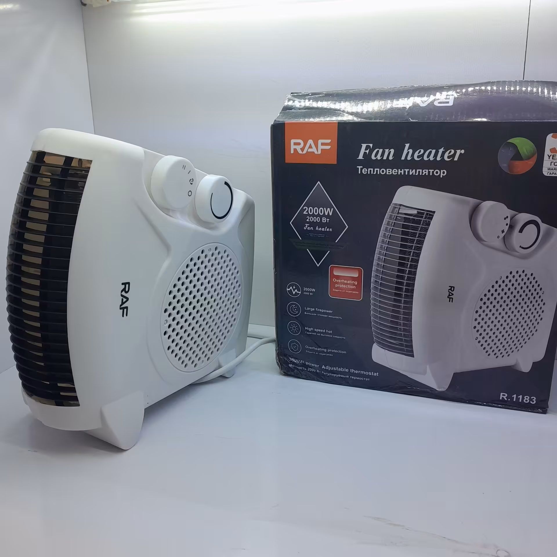 بخاری فن دار کیفیت بالا.قابلیت باد سرد وگرم ارسال فوری ورایگان