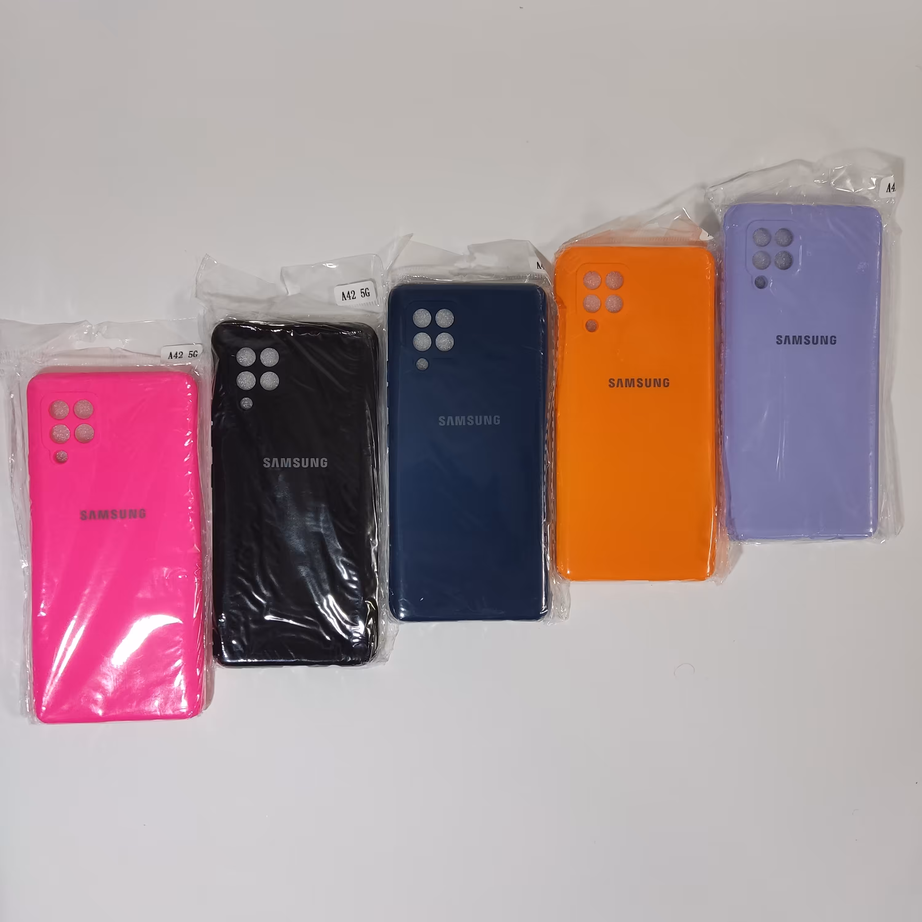 گارد (کاور) گوشی سامسونگ A42 5g سیلیکونی ، رنگ‌آمیزی متنوع