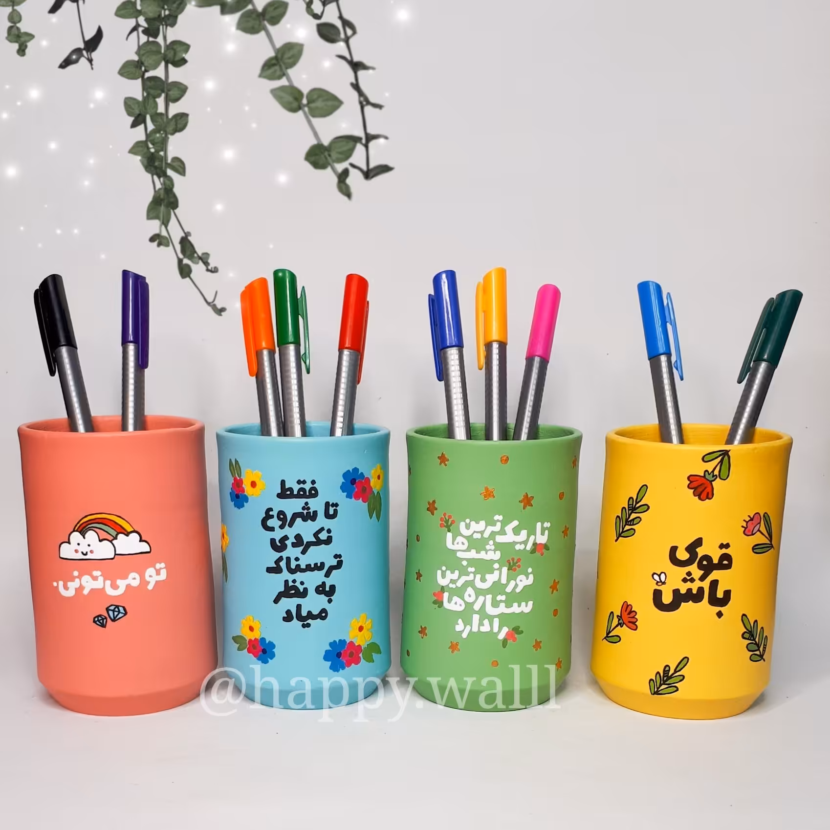 جامدادی رومیزی طرح انگیزشی بامتن و رنگ دلخواه(سایز 10در 6) یک عددی