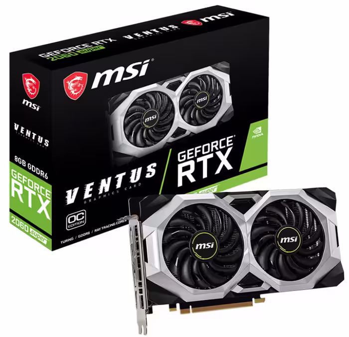 کارت گرافیک ام اس آی مدل GeForce RTX 2060 SUPER VENTUS OC با حافظه 8 گیگابایت