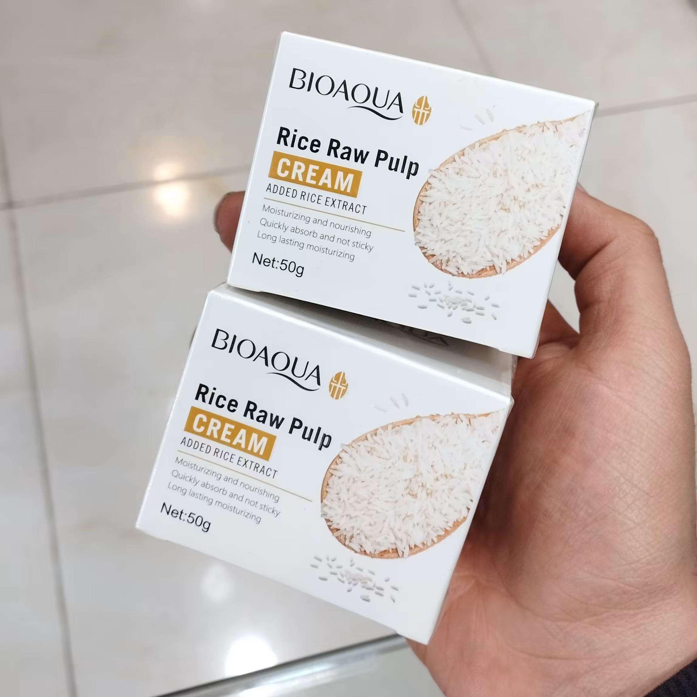 کرم آبرسان و مرطوب کننده برنج بیوآکوا اورجینال