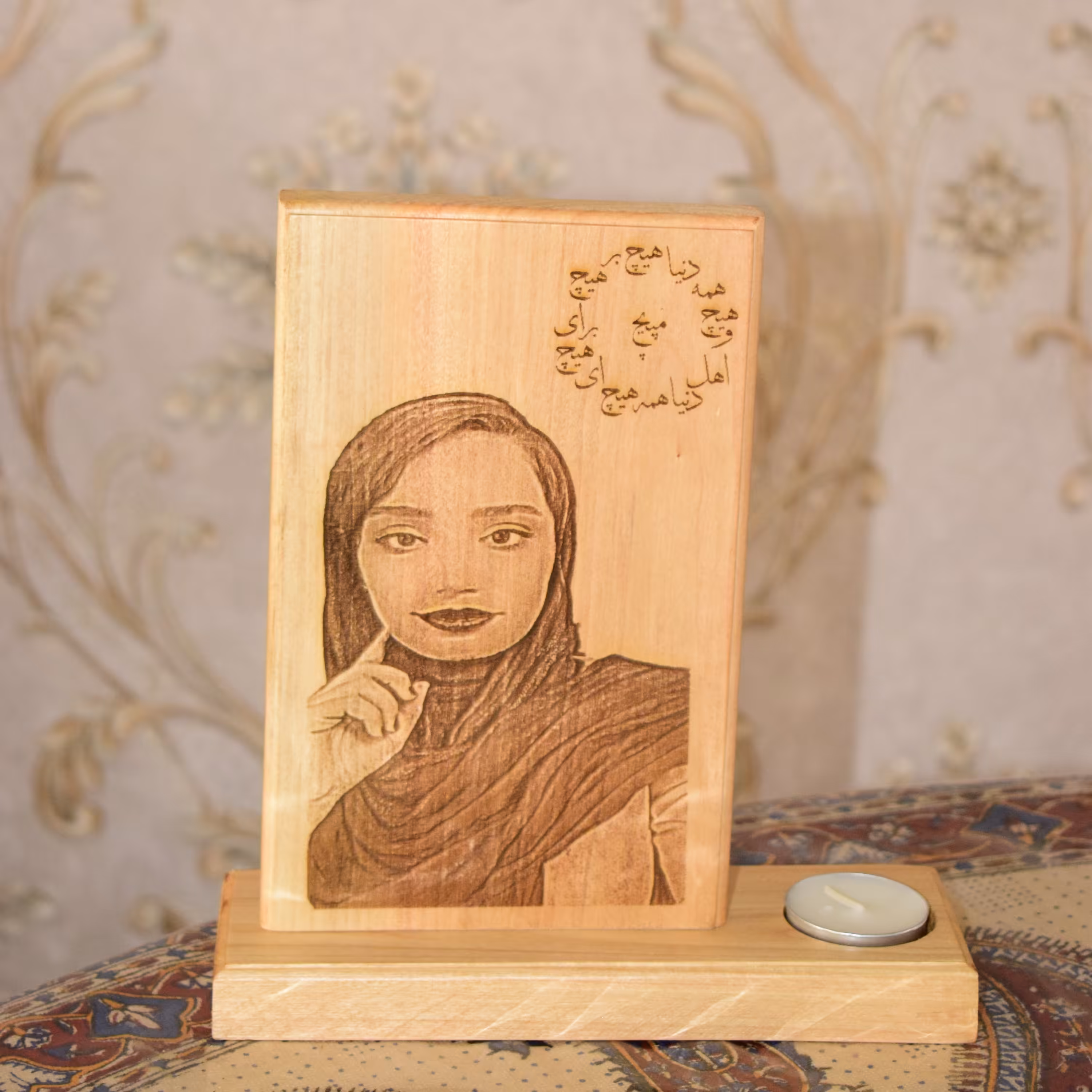 آباژور چهره سوخته کاری چهره سوخته نگاری حکاکی چهره شخصی بالبینگ چهره حکاکی تبلیغاتی