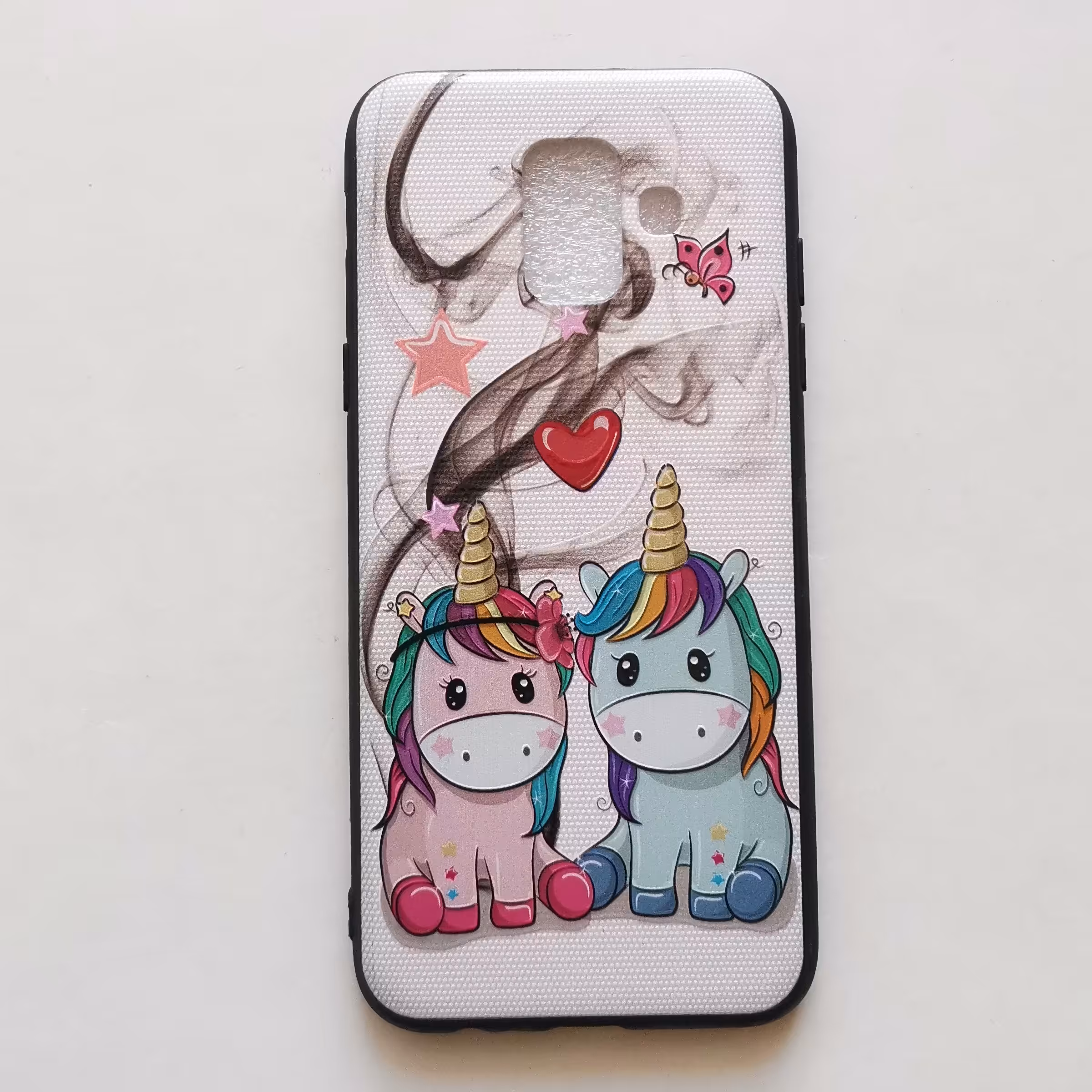 قاب طرحدار  دو تک شاخ مناسب گوشی سامسونگ A6 ساده 