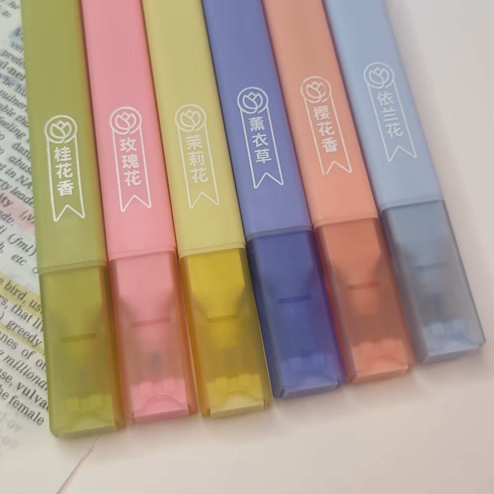 هایلایتر دوسر پاستلی 6 عددی