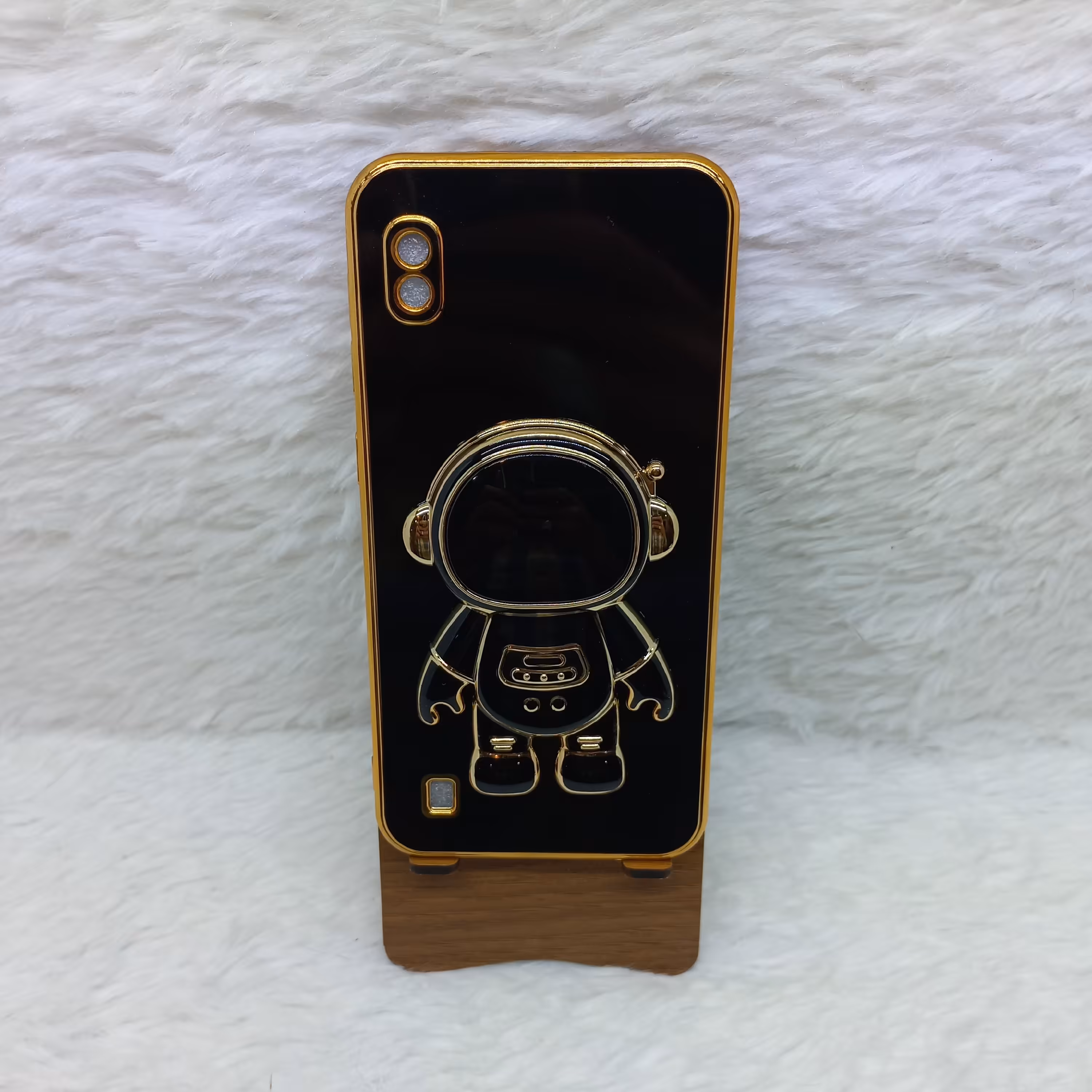 گارد (قاب) گوشی A10 مدل مای کیس فضانورد بزرگ رنگ مشکی مناسب گوشی Samsung A10