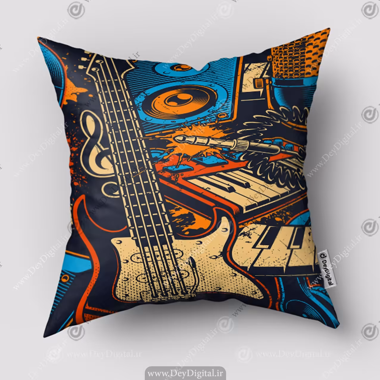 کوسن طرح گیتار بیس PK-5391a