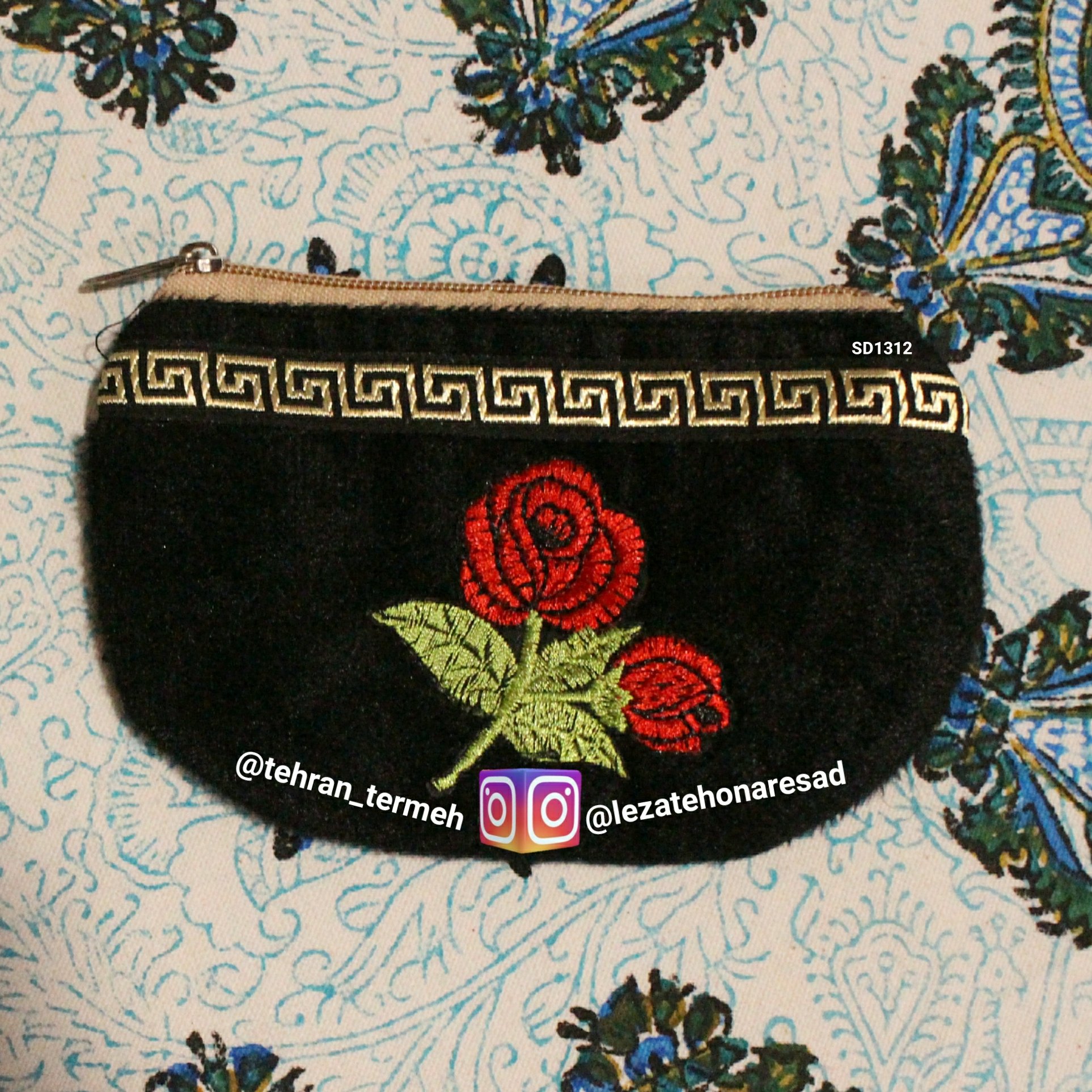 کیف دستی همه کاره (کیف آستردار پولیش مخملی)
